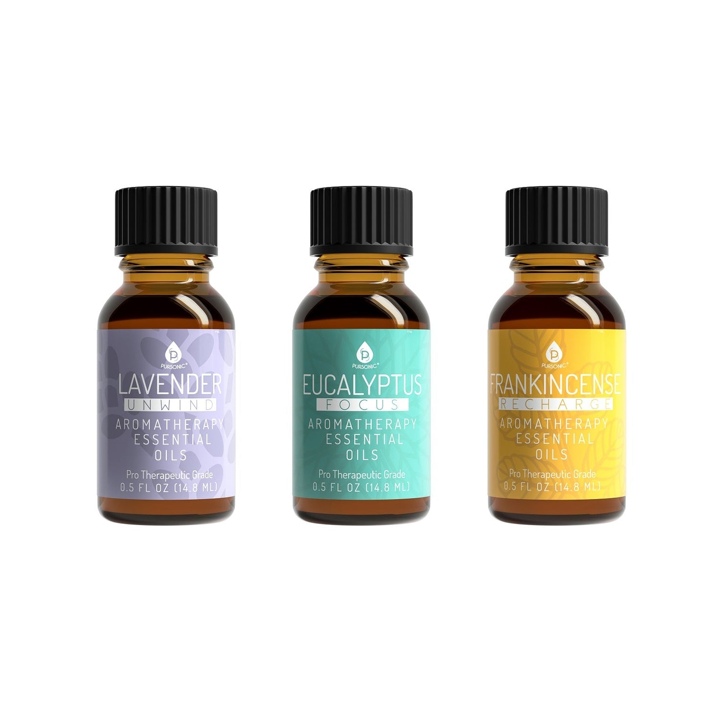 Aromatherapy Essential Oils Set (Lavender, Eucalyptus, Frankincense) – Relaxation & Stress Relief 3-Pack