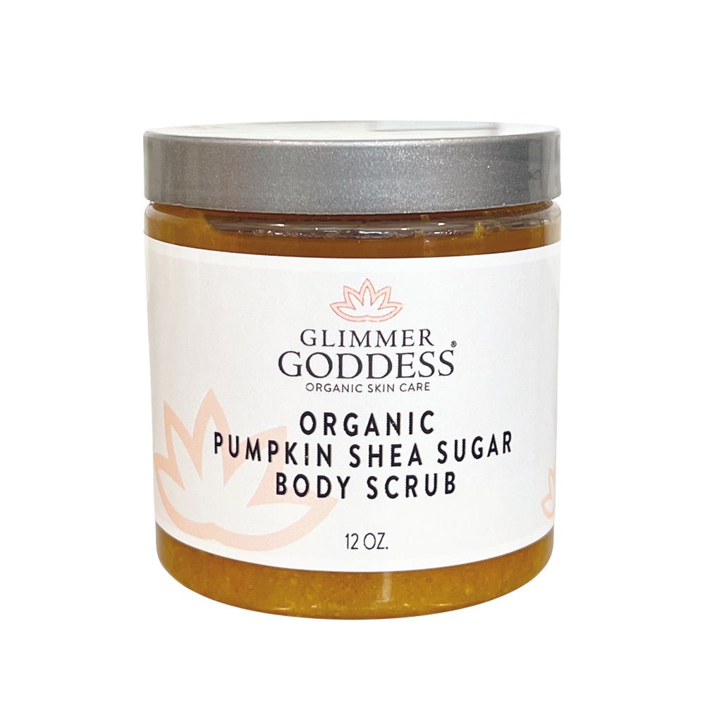 Organic Pumpkin Shea Sugar Body Scrub – Exfoliating Fall Glow Skincare (12 oz)