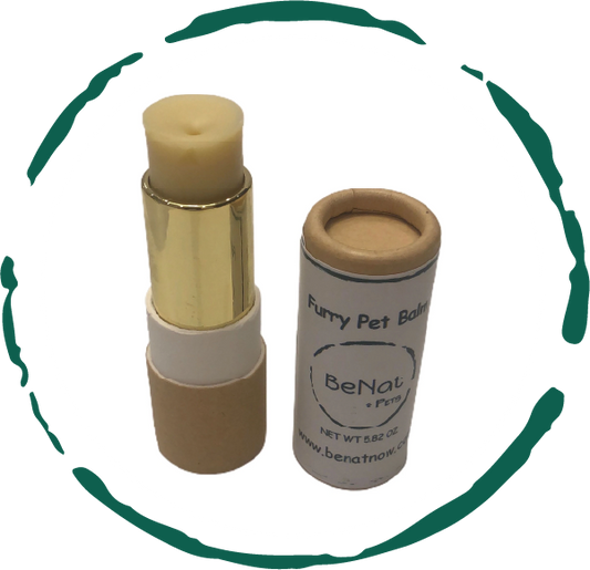 BeNat Furry Pet Balm – All-Natural Paw & Nose Moisturizer (0.9 oz)
