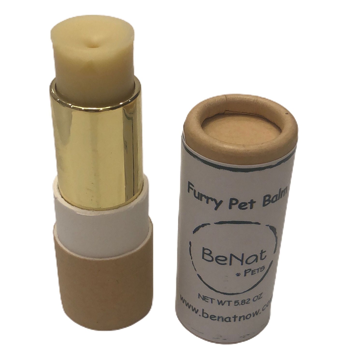 BeNat Furry Pet Balm – All-Natural Paw & Nose Moisturizer (0.9 oz)
