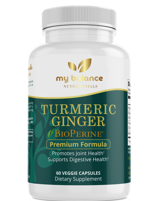 Turmeric + Ginger 650mg | Joint & Immune Support Capsules