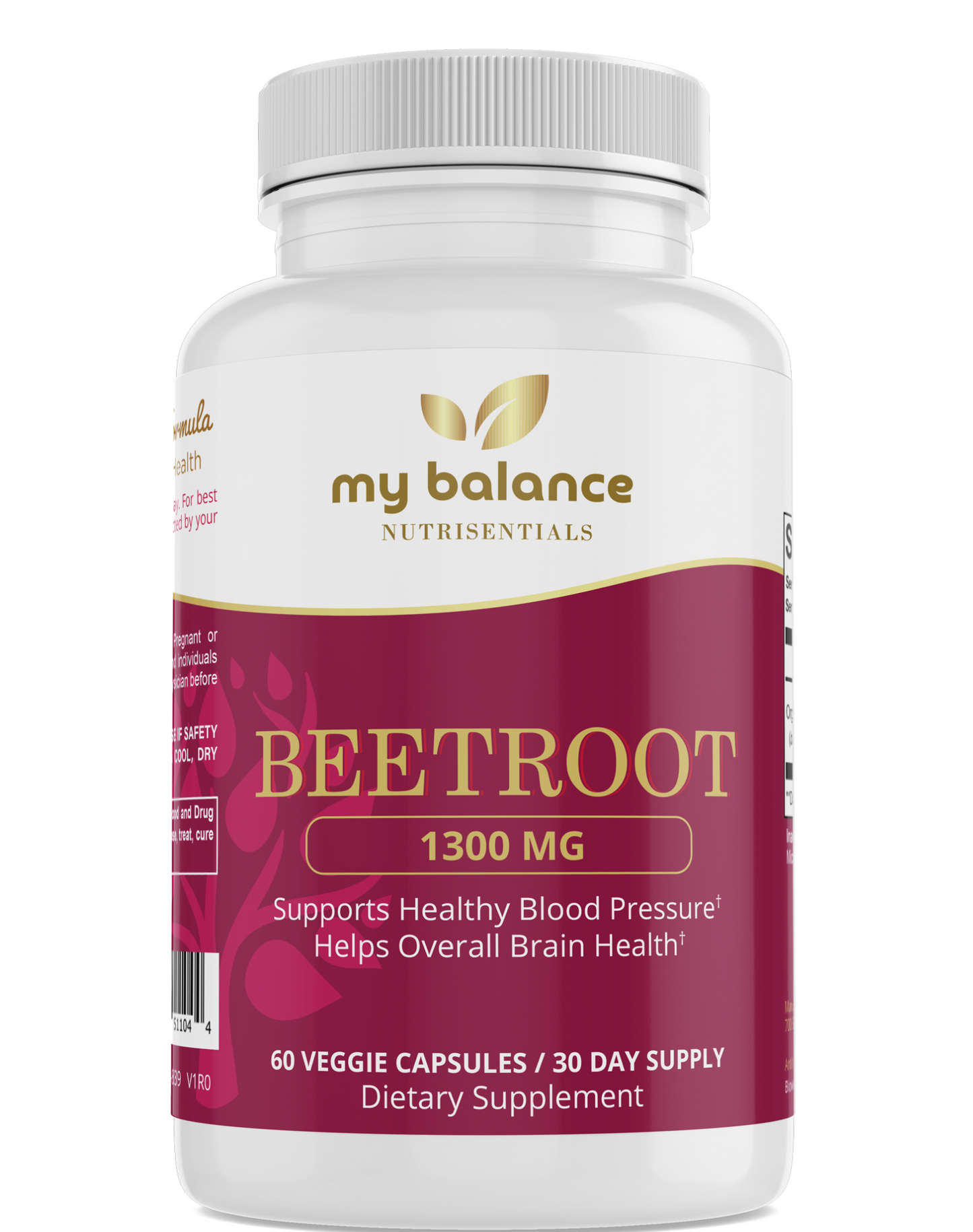 Beetroot Capsules – Natural Energy, Heart Health & Circulation Support Supplement