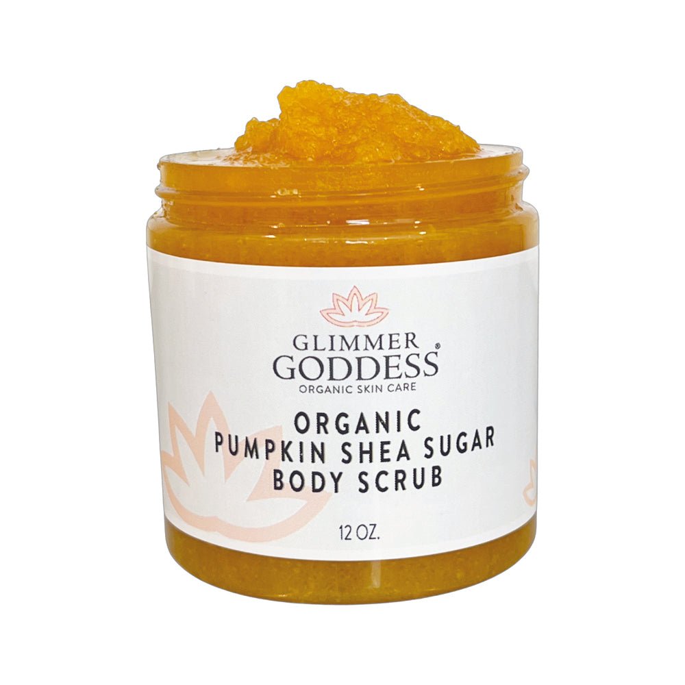 Organic Pumpkin Shea Sugar Body Scrub – Exfoliating Fall Glow Skincare (12 oz)